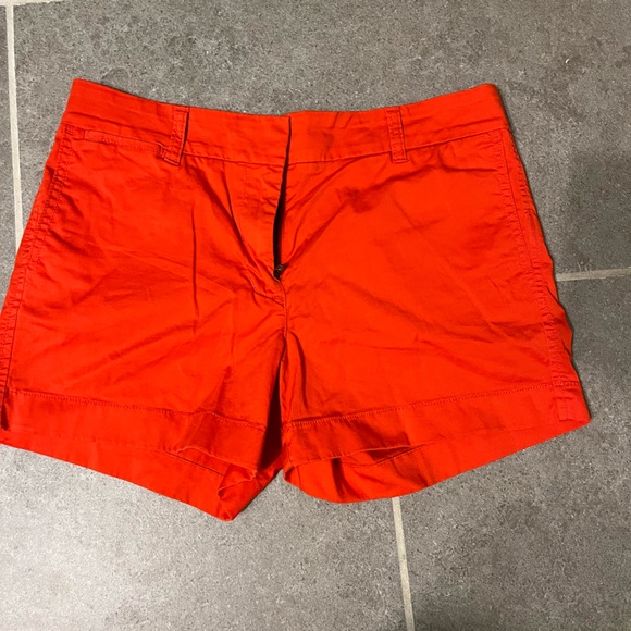 J. Crew Pants - J. Crew size 4 red chino shorts